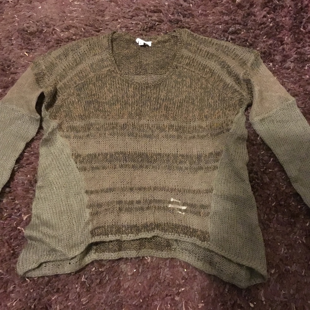 Helmut Lang silk/alpaca sweater small